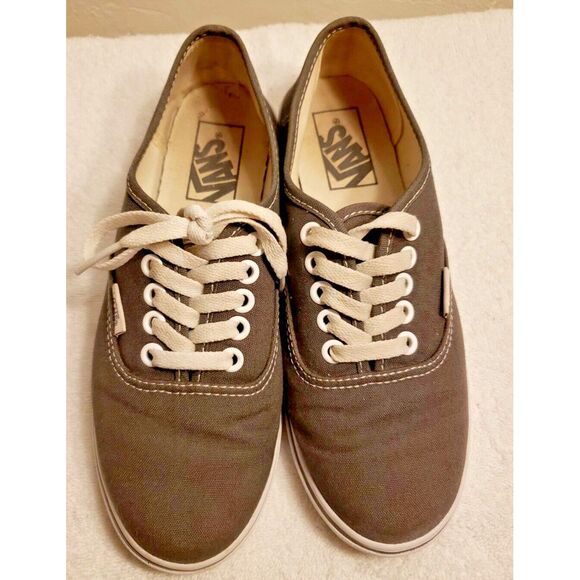 Vans TB4R Gray Classic Skate‎ Shoe Sneakers Off The Wall Men's 4.5 Women's 6 - Picture 1 of 11